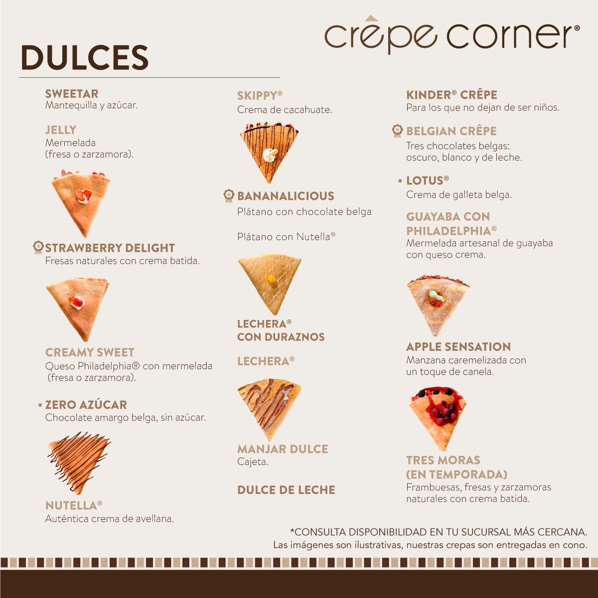 Crêpe Corner Buenavista Menu - Image 1
